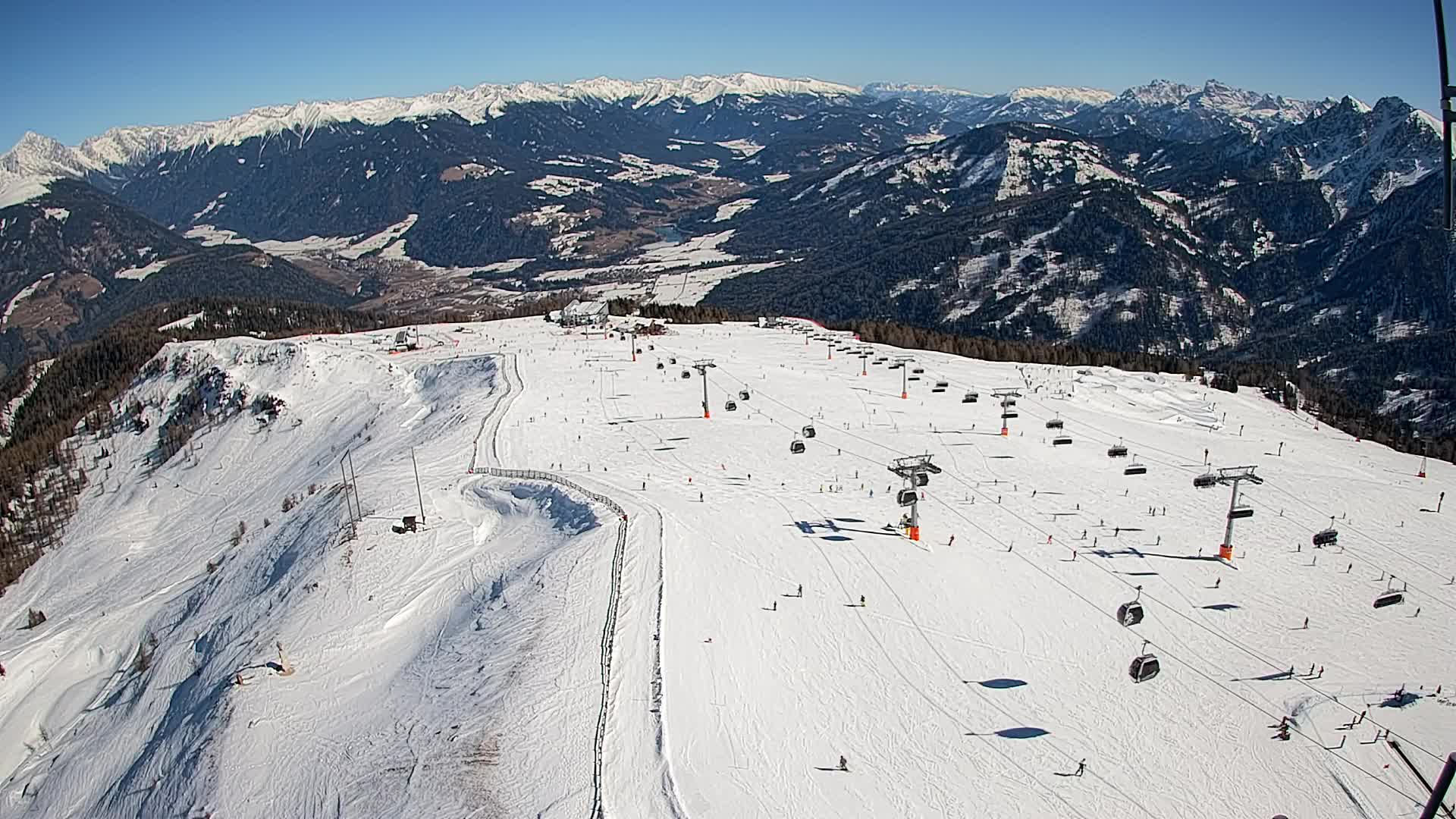 Kronplatz vrh | pogled na Valdaora – Olang