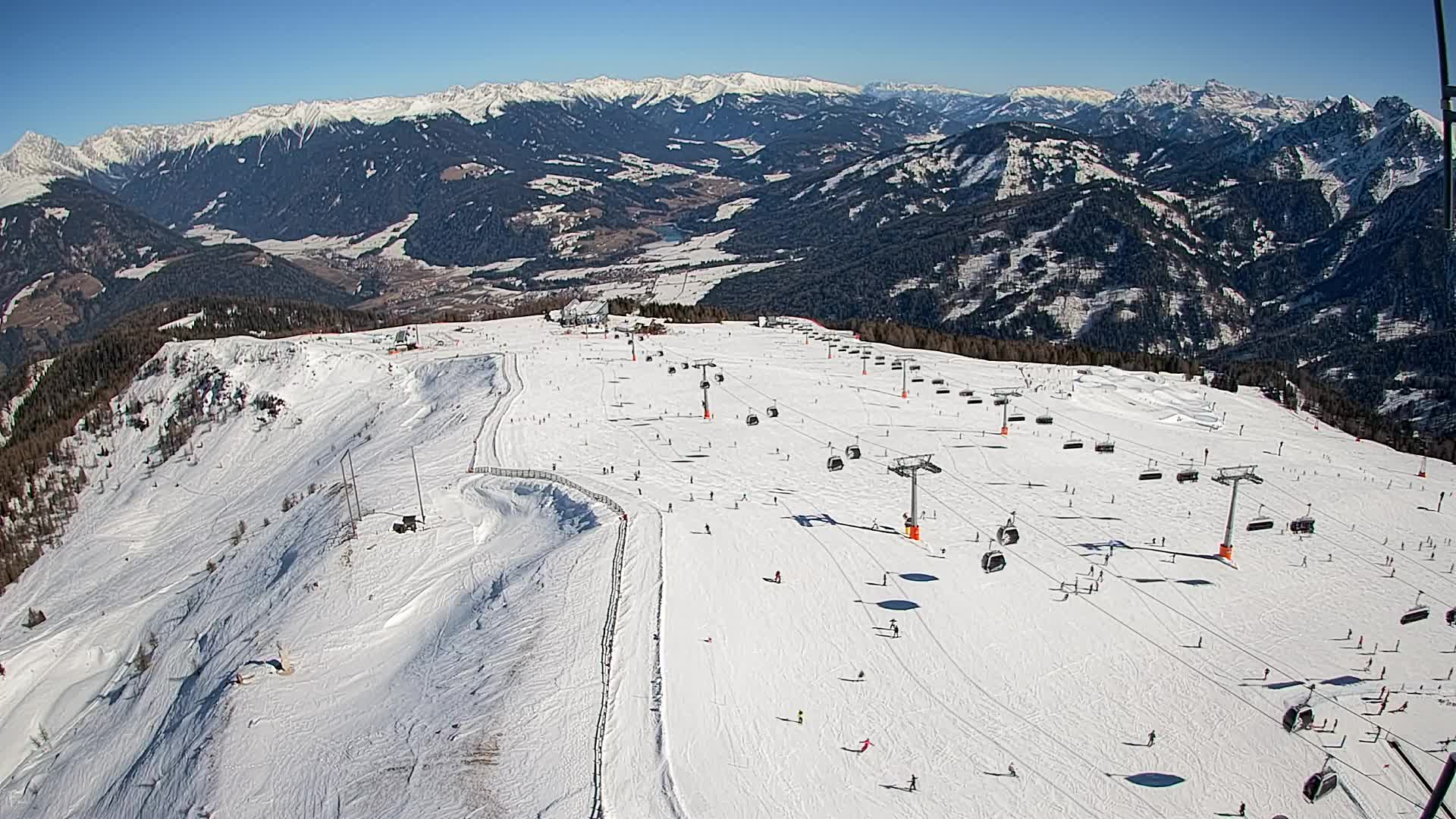 Sommet du Kronplatz | vue sur Valdaora – Olang