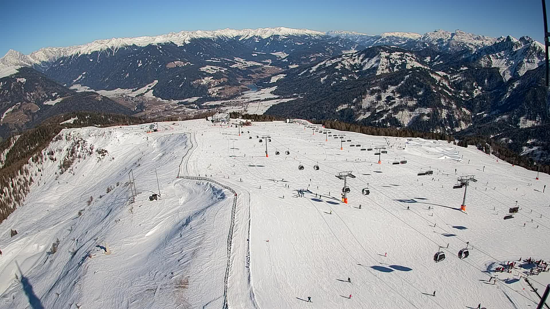 Kronplatz vrh | pogled na Valdaora – Olang