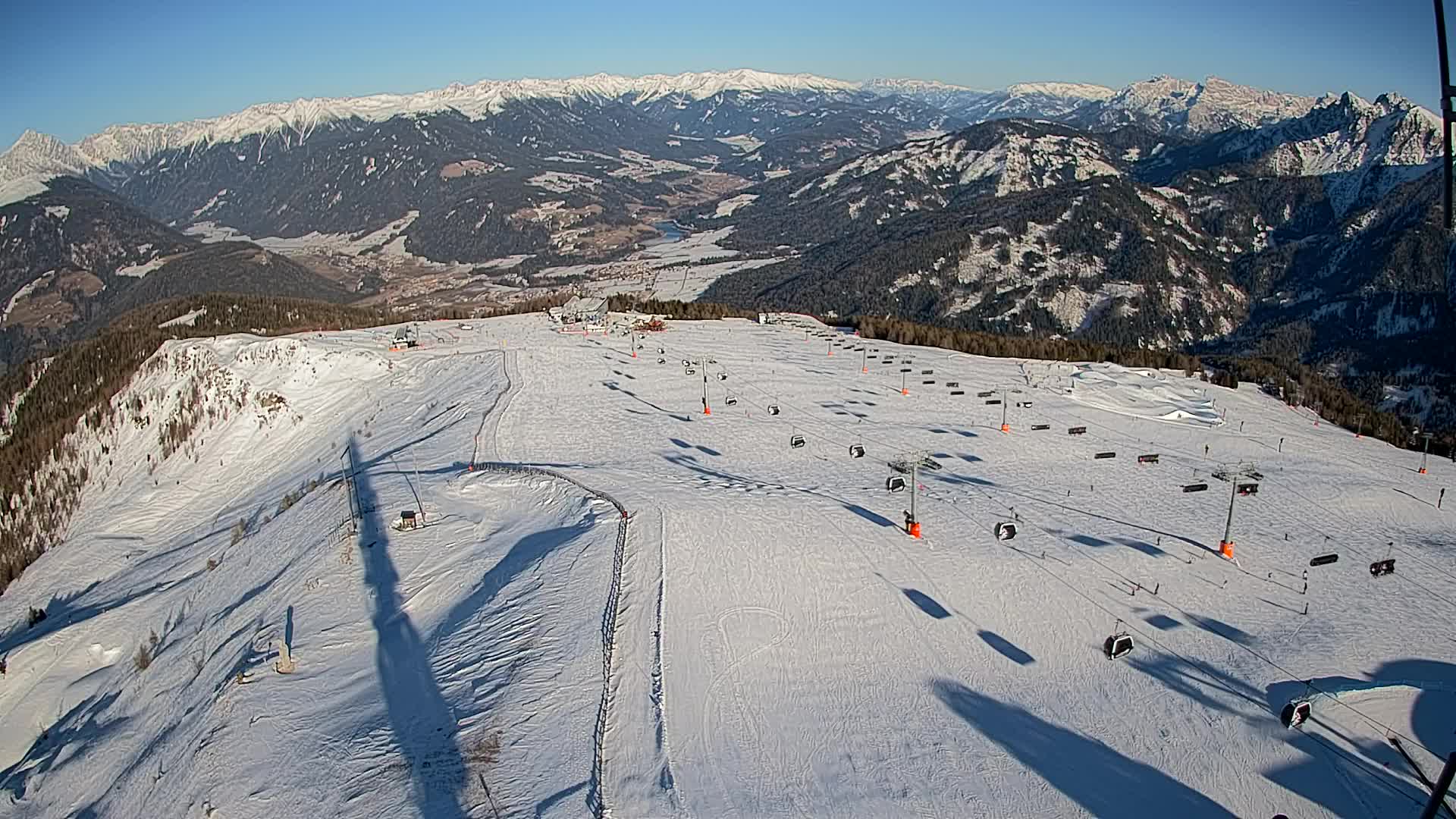 Sommet du Kronplatz | vue sur Valdaora – Olang
