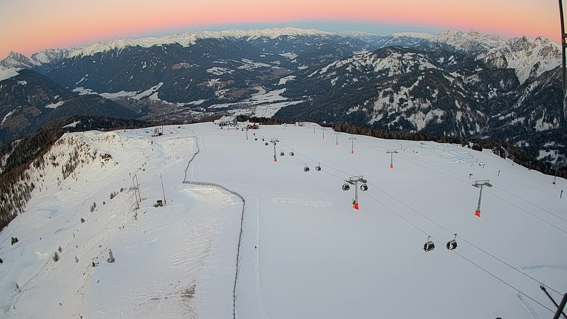 Sommet du Kronplatz | vue sur Valdaora – Olang