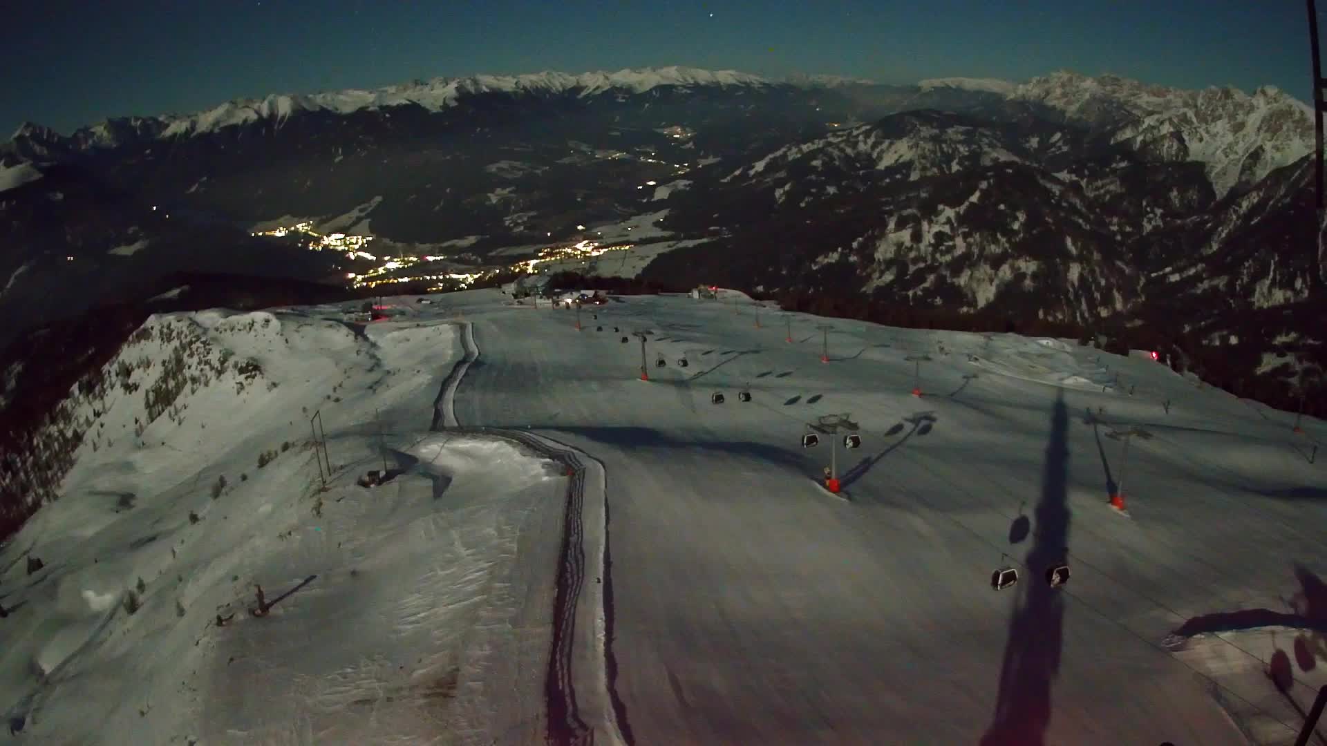 Kronplatz-Gipfel | Blick nach Olang – Valdaora