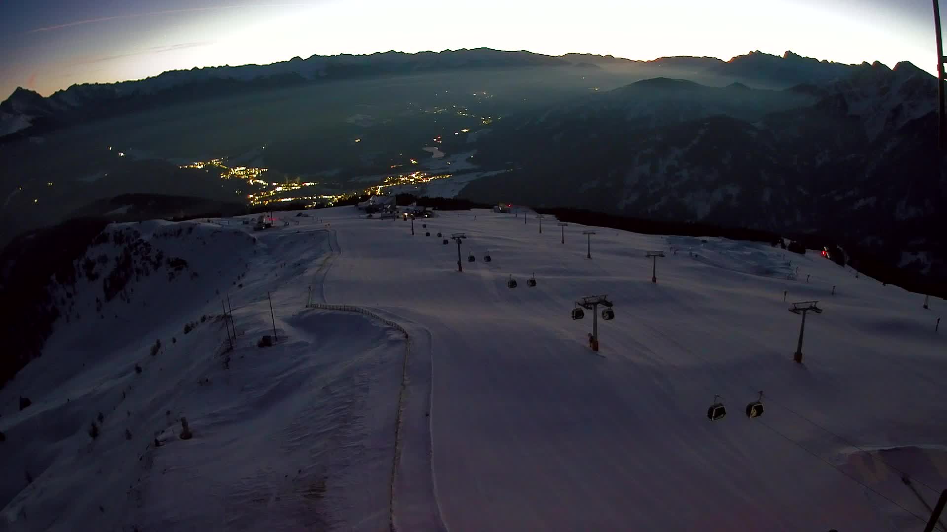 Kronplatz-Gipfel | Blick nach Olang – Valdaora