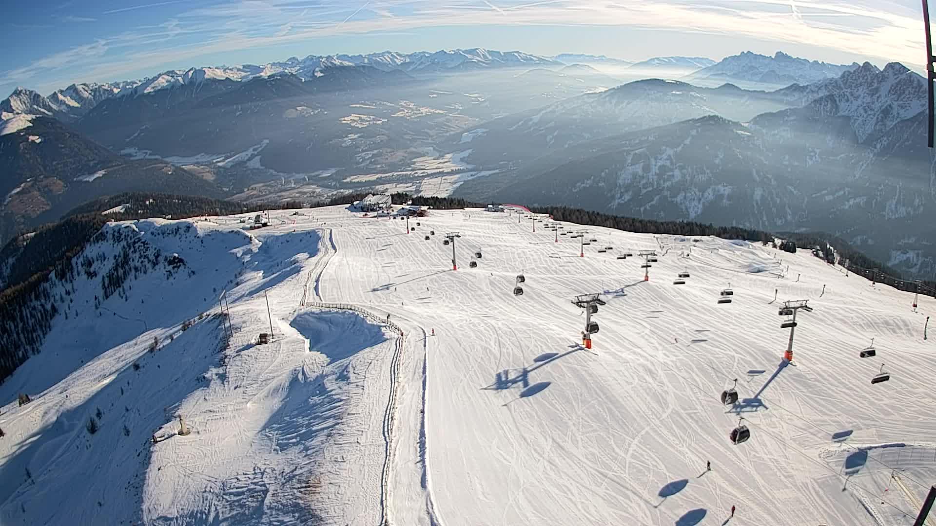 Sommet du Kronplatz | vue sur Valdaora – Olang