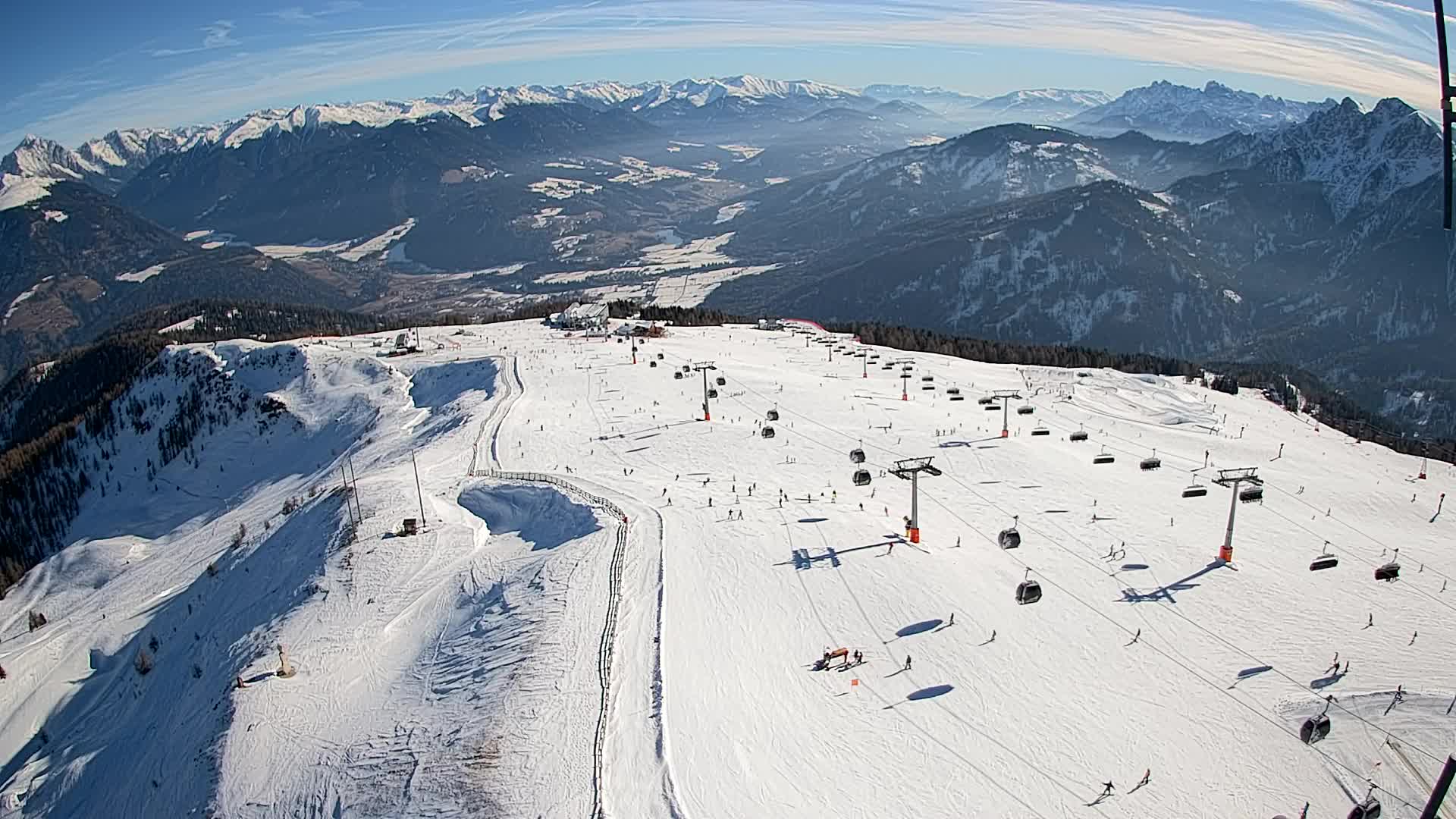 Kronplatz vrh | pogled na Valdaora – Olang