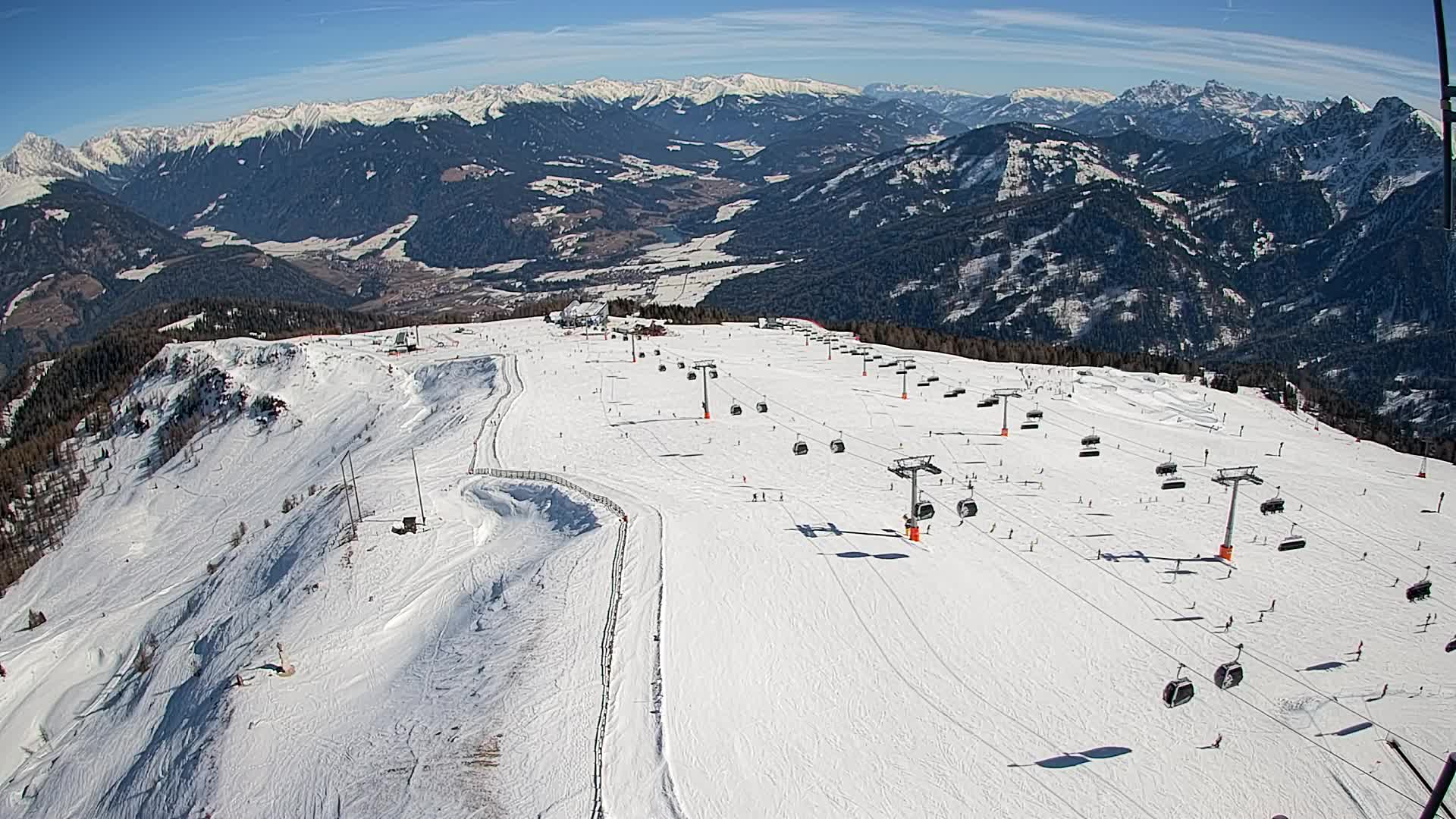 Sommet du Kronplatz | vue sur Valdaora – Olang