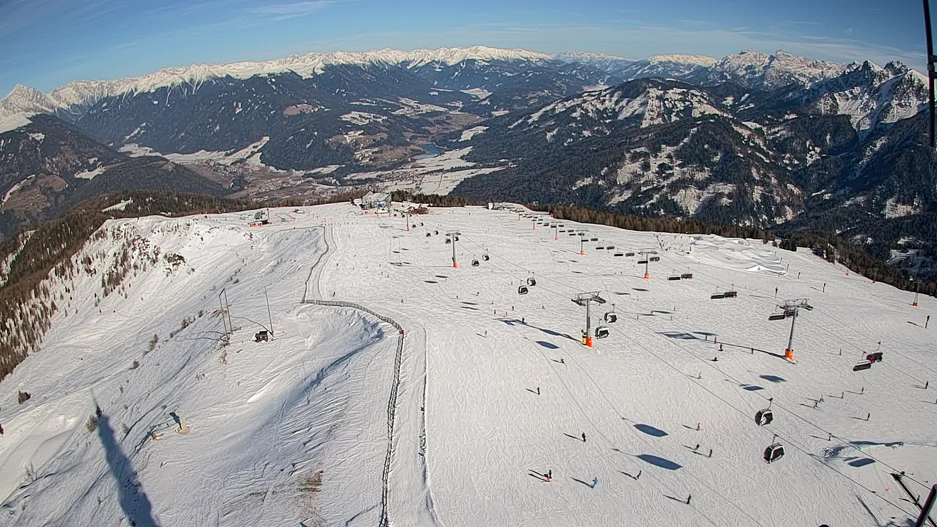 Sommet du Kronplatz | vue sur Valdaora – Olang
