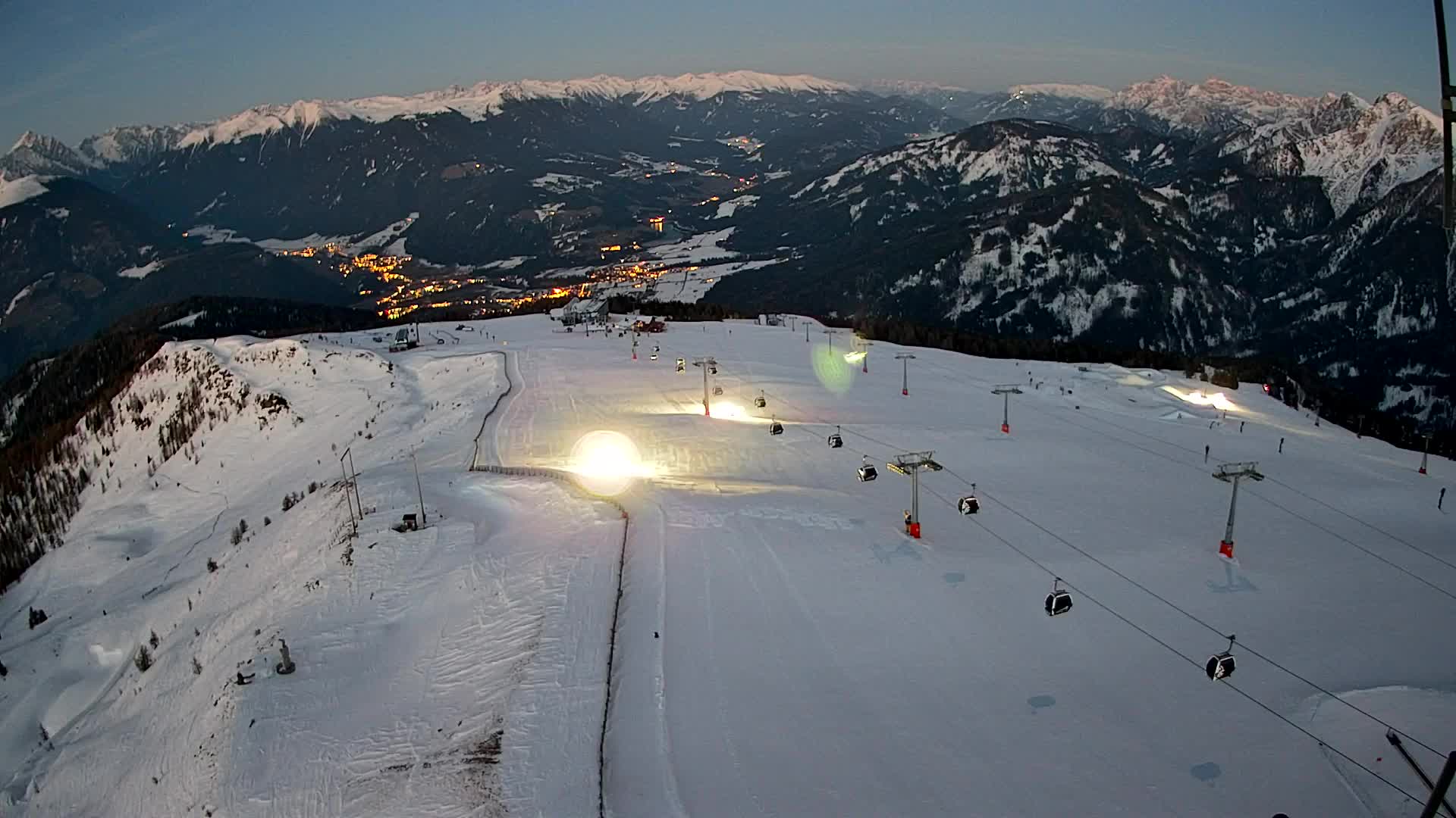 Kronplatz vrh | pogled na Valdaora – Olang