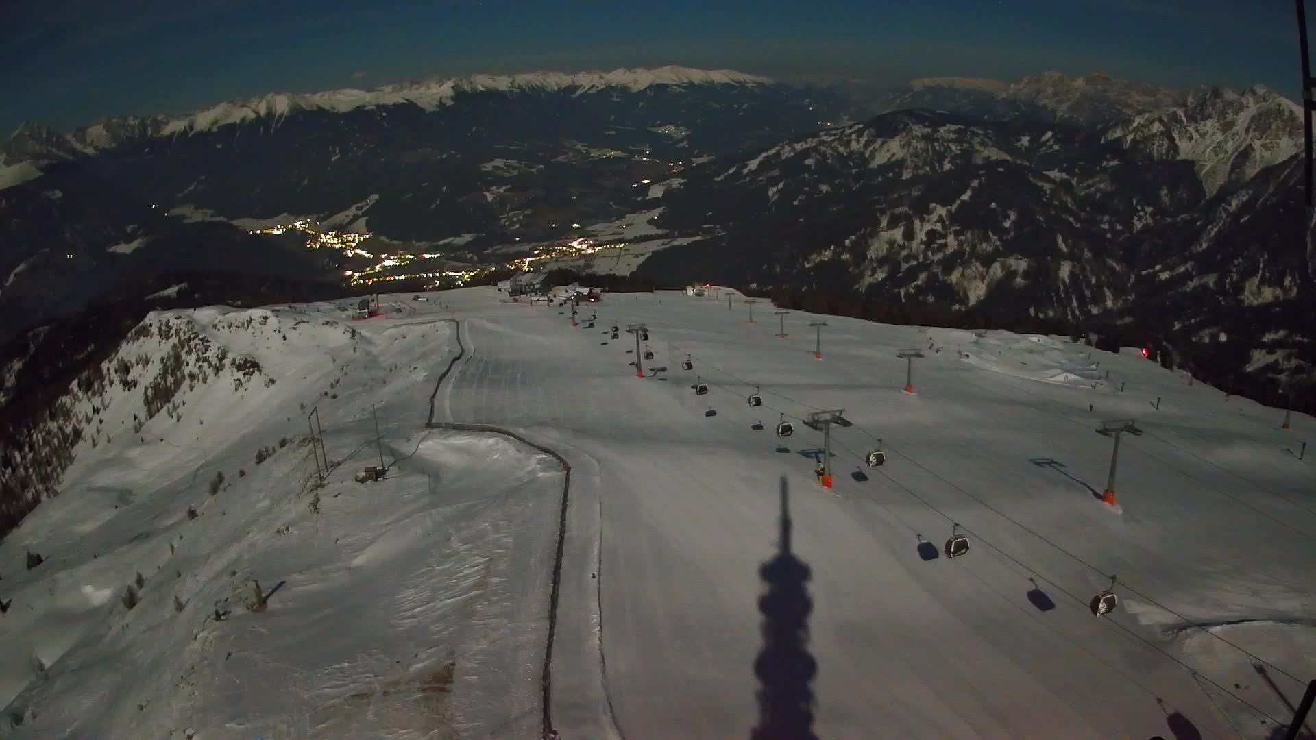 Kronplatz-Gipfel | Blick nach Olang – Valdaora