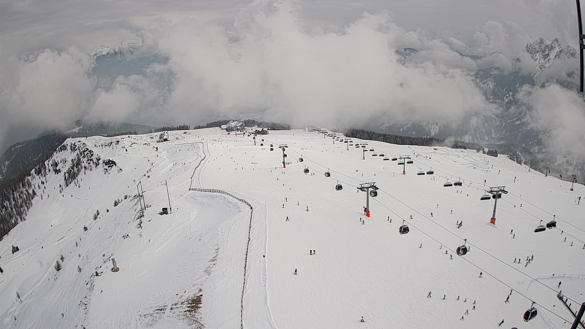 Sommet du Kronplatz | vue sur Valdaora – Olang