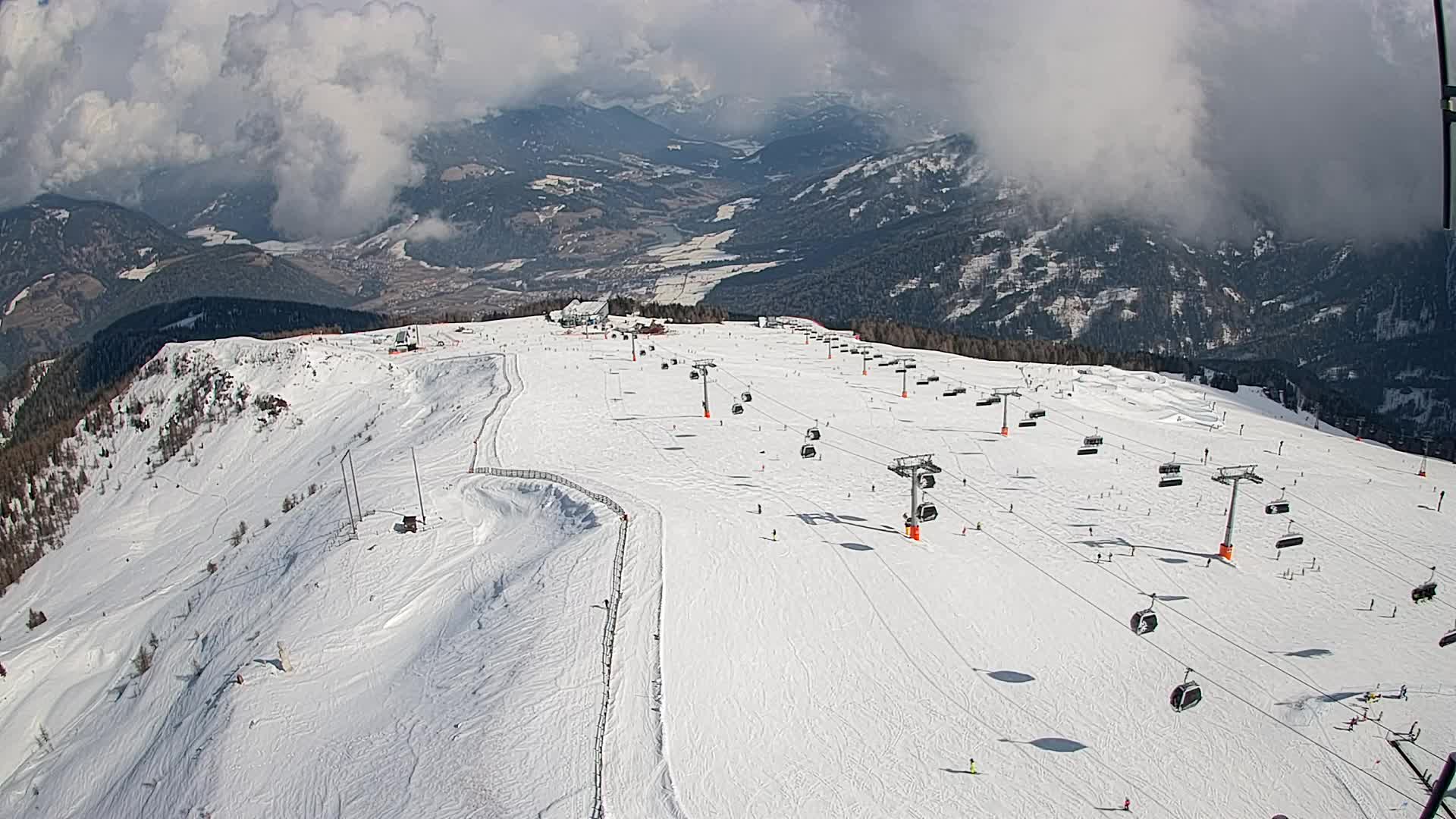 Sommet du Kronplatz | vue sur Valdaora – Olang