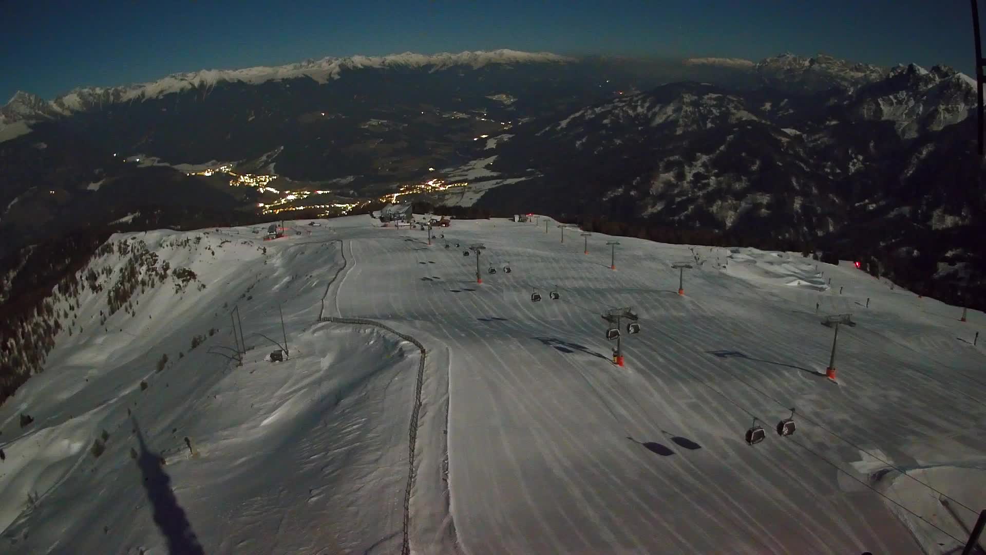 Kronplatz-Gipfel | Blick nach Olang – Valdaora