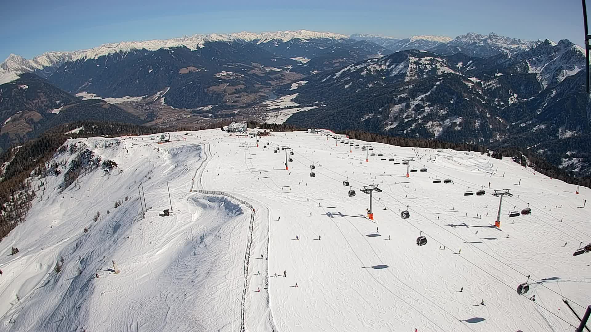 Kronplatz vrh | pogled na Valdaora – Olang