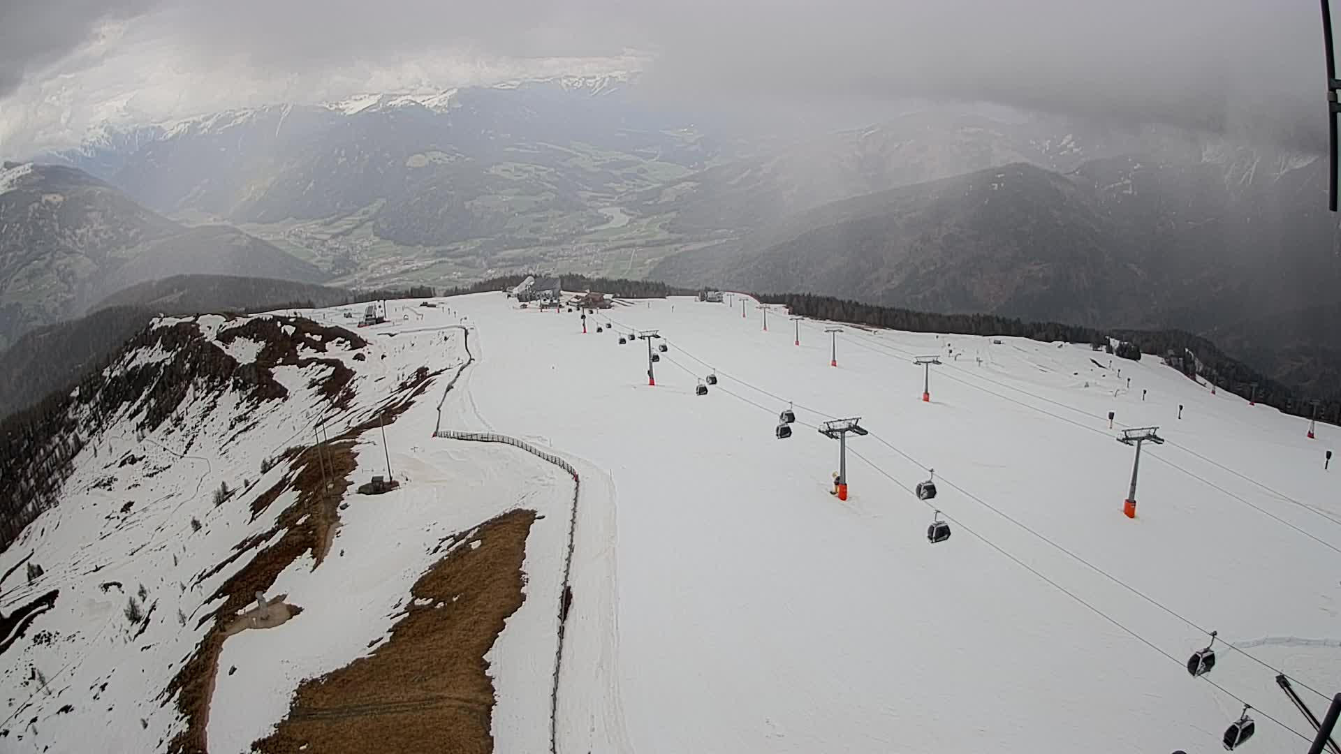 Kronplatz vrh | pogled na Valdaora – Olang