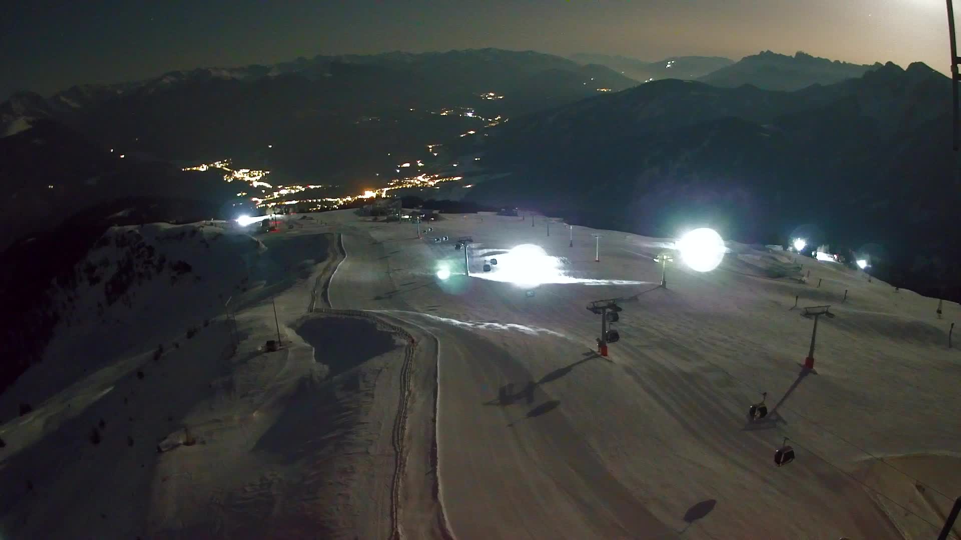 Kronplatz-Gipfel | Blick nach Olang – Valdaora