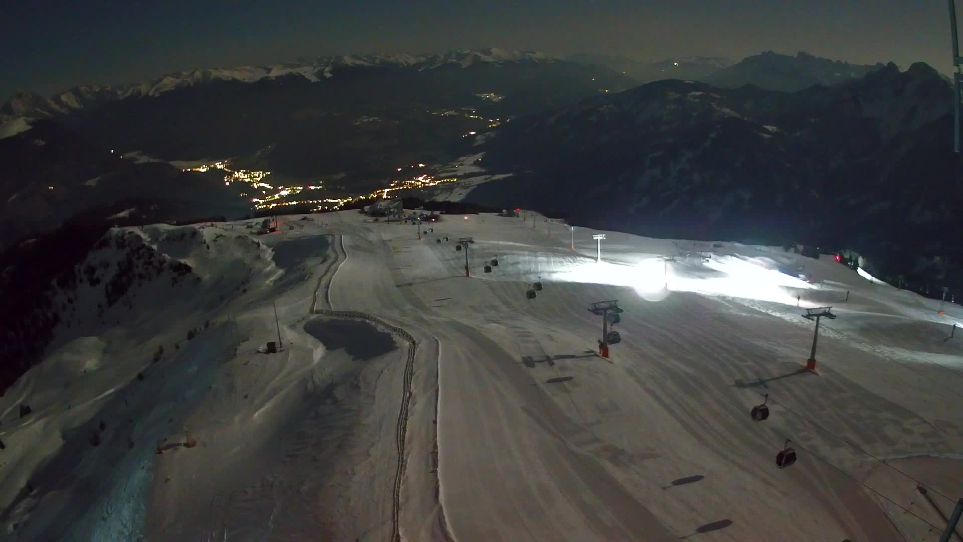 Kronplatz-Gipfel | Blick nach Olang – Valdaora