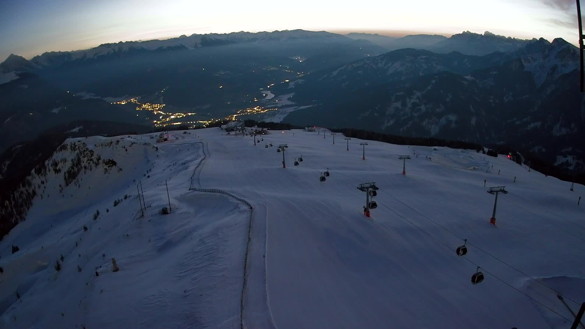 Sommet du Kronplatz | vue sur Valdaora – Olang