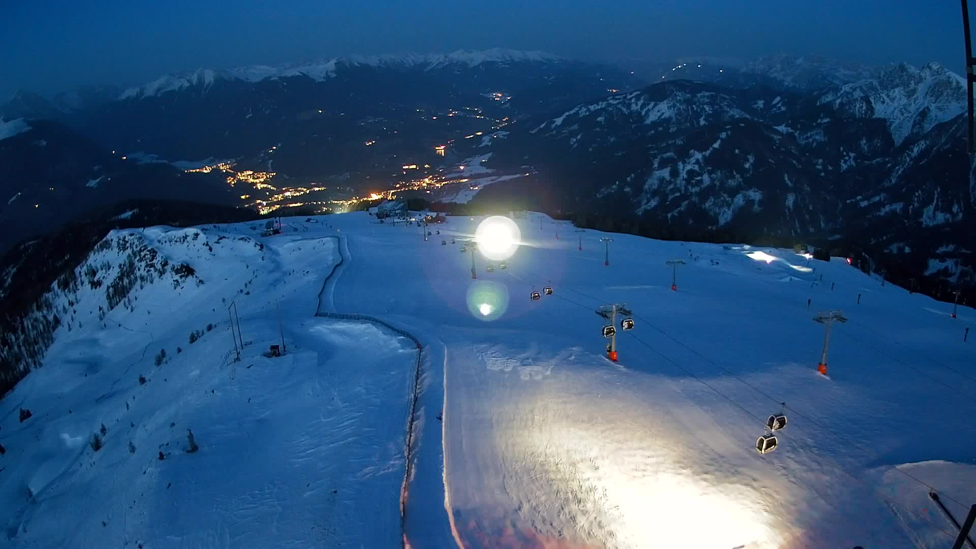 Kronplatz vrh | pogled na Valdaora – Olang