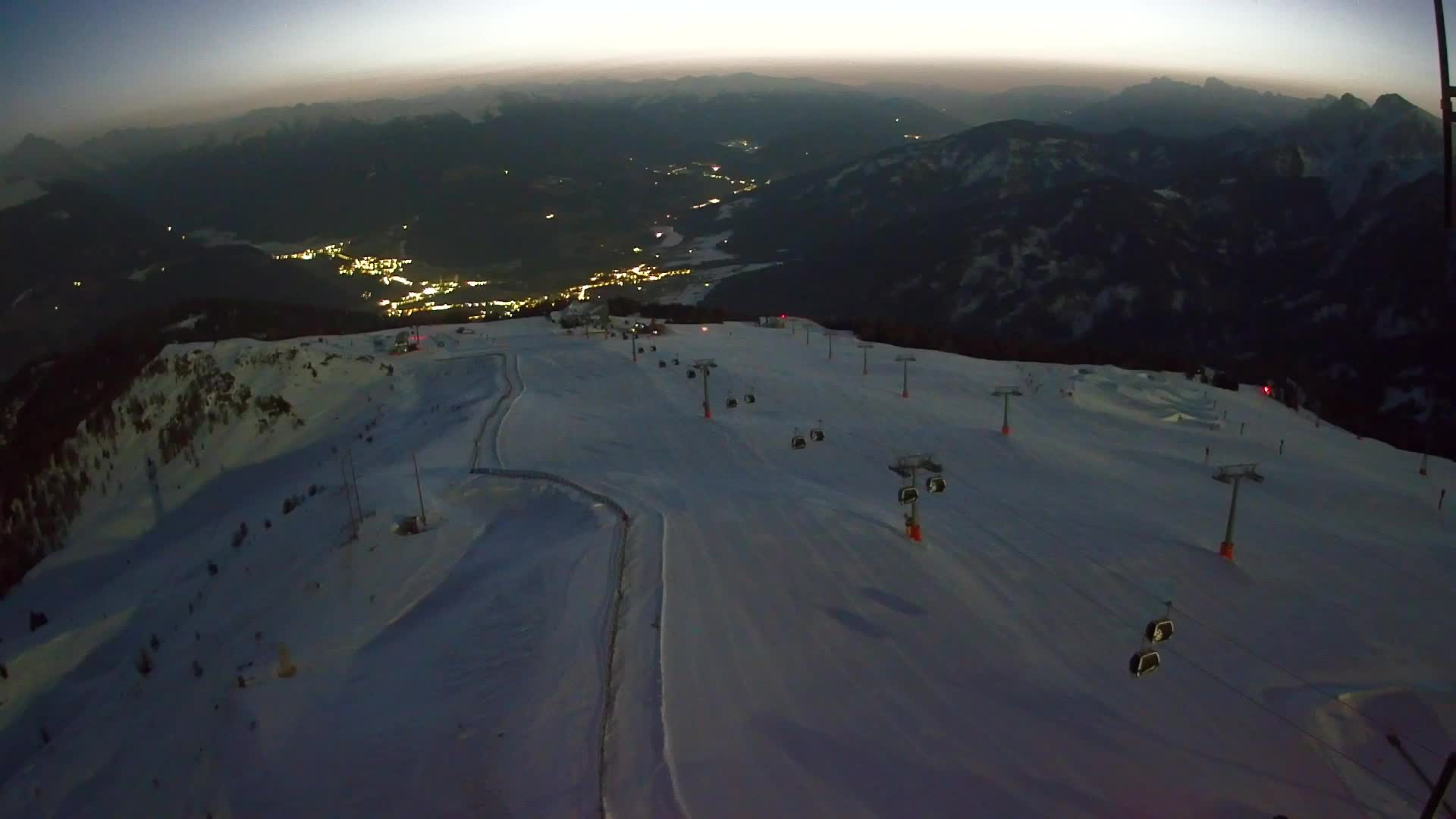 Kronplatz-Gipfel | Blick nach Olang – Valdaora