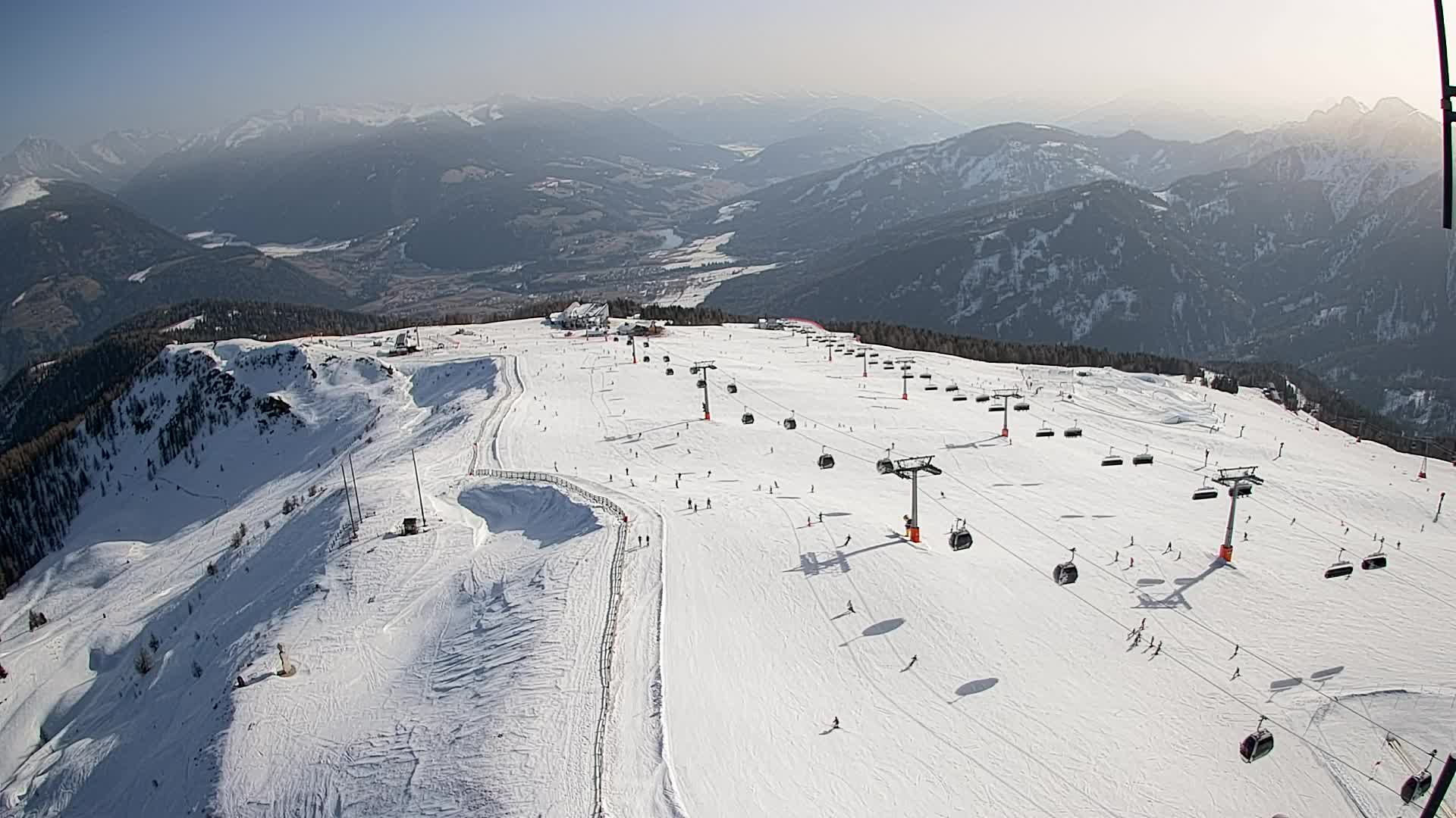 Sommet du Kronplatz | vue sur Valdaora – Olang