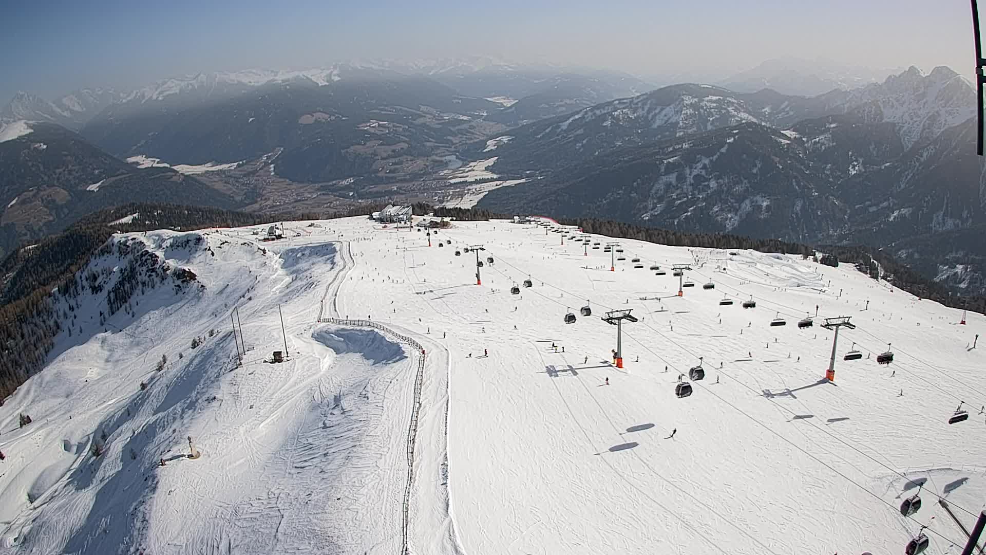 Sommet du Kronplatz | vue sur Valdaora – Olang