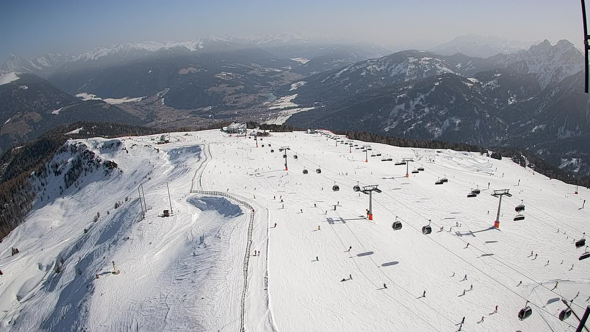 Sommet du Kronplatz | vue sur Valdaora – Olang