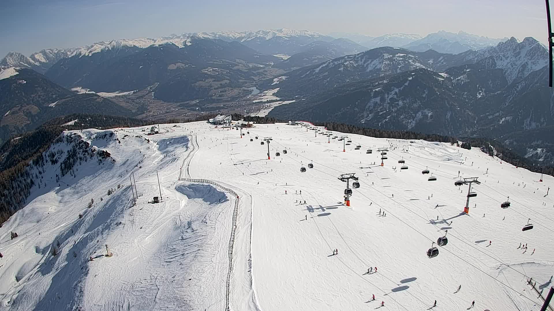 Sommet du Kronplatz | vue sur Valdaora – Olang