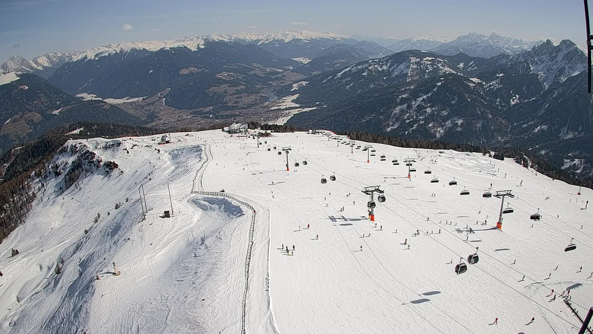Kronplatz vrh | pogled na Valdaora – Olang
