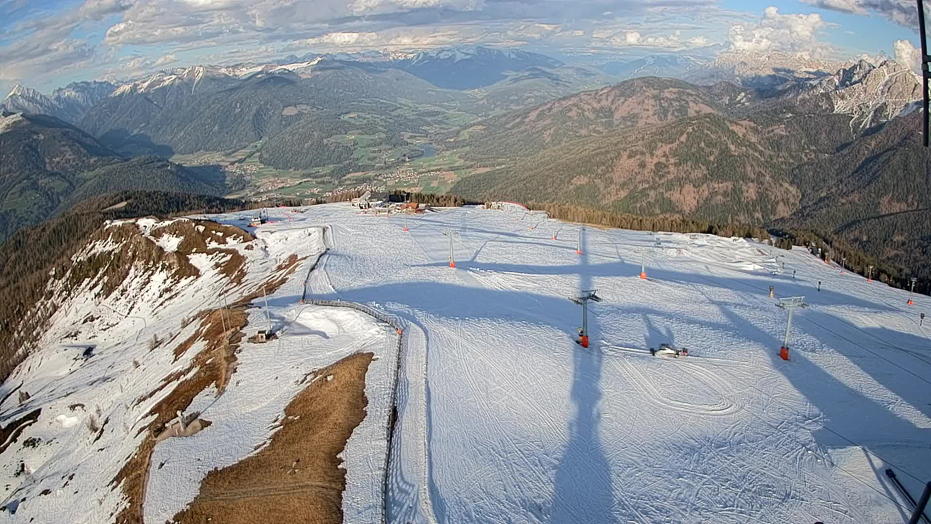 Kronplatz-Gipfel | Blick nach Olang – Valdaora