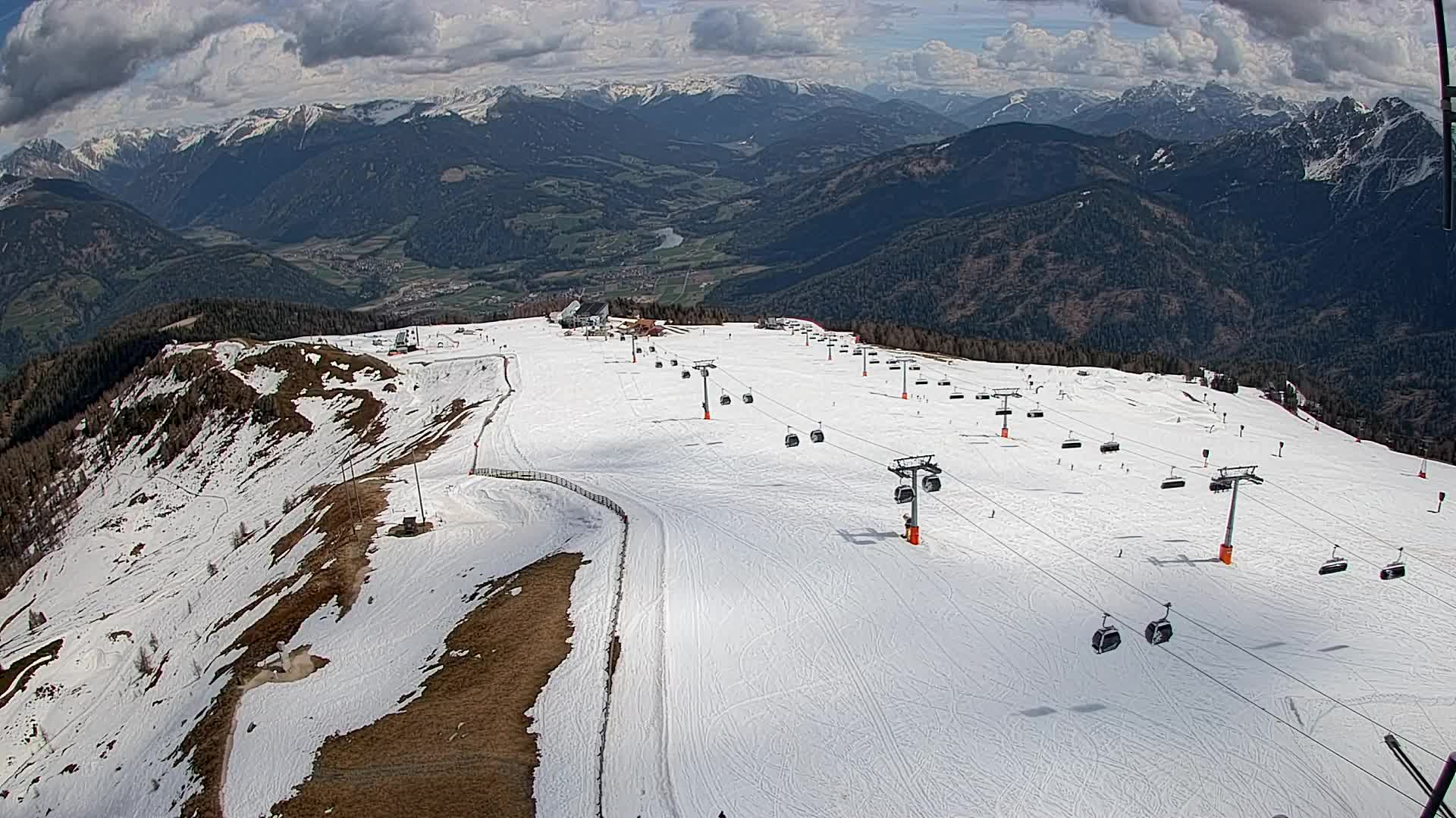 Sommet du Kronplatz | vue sur Valdaora – Olang