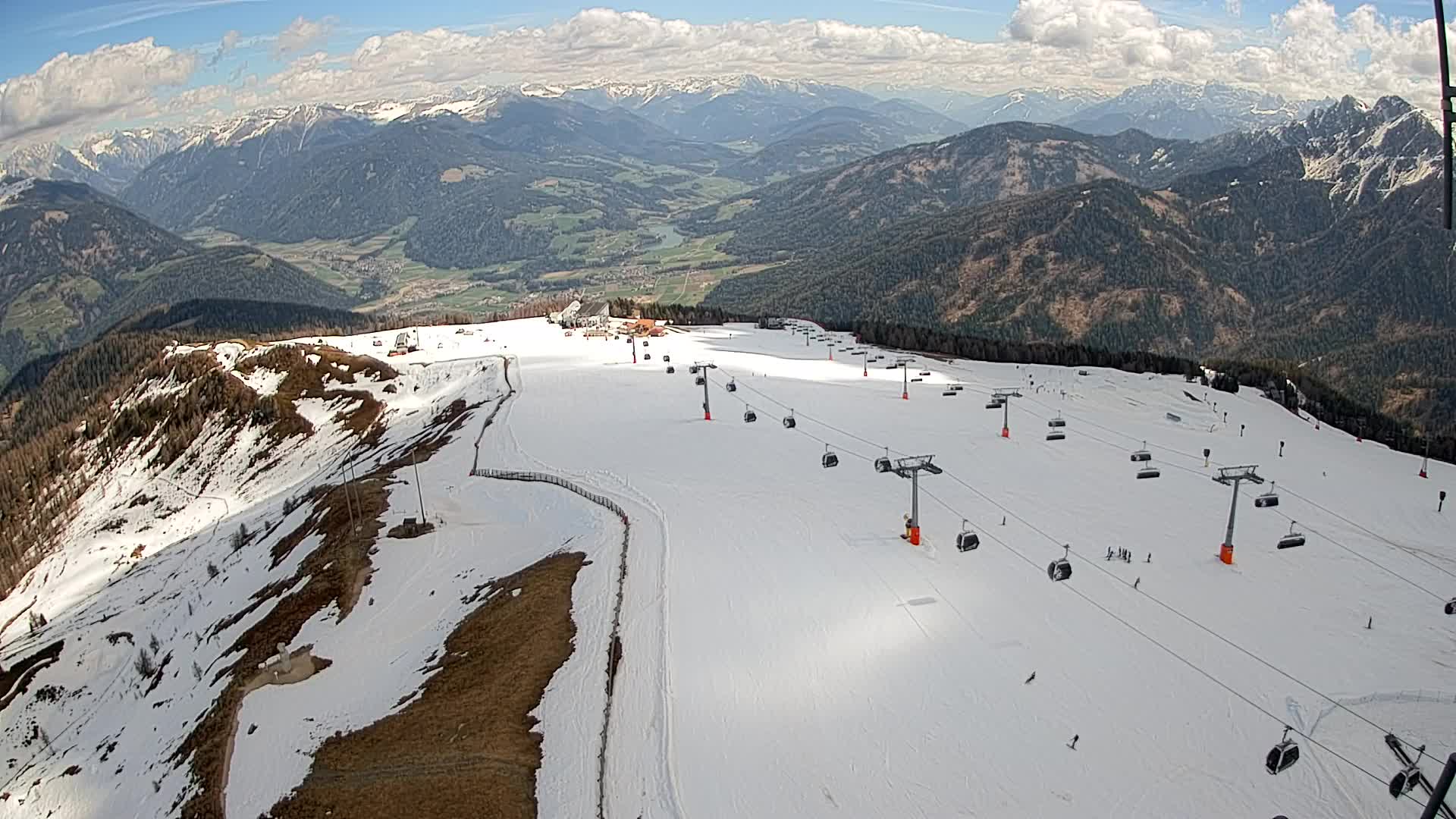 Sommet du Kronplatz | vue sur Valdaora – Olang