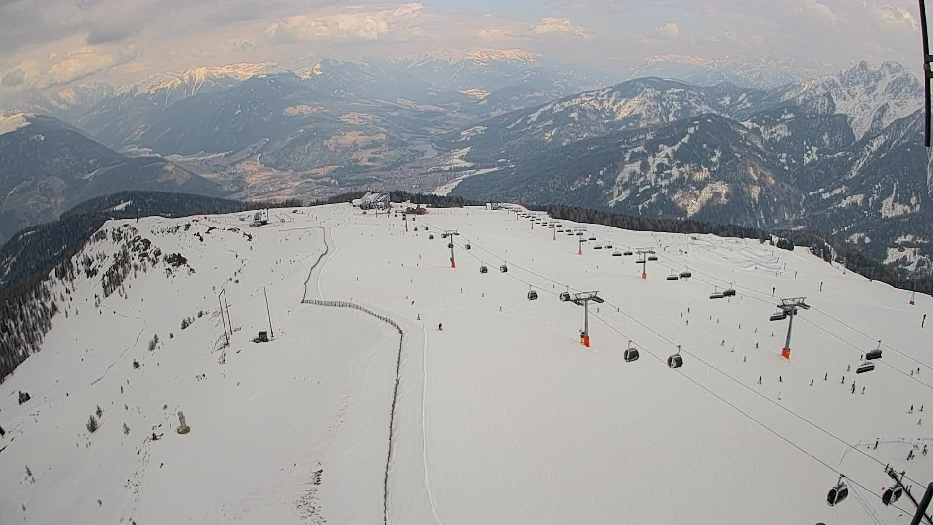 Sommet du Kronplatz | vue sur Valdaora – Olang