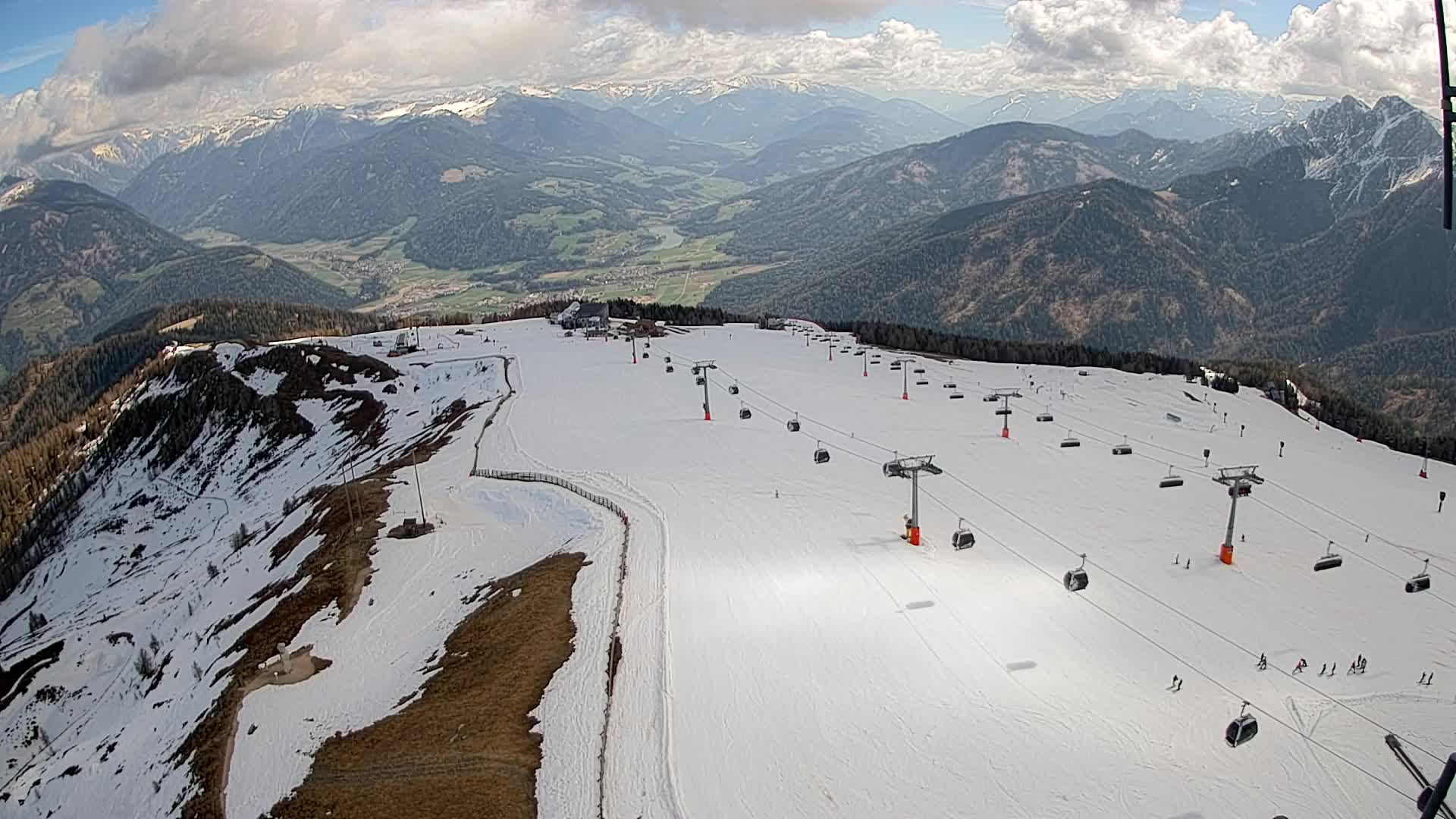 Kronplatz-Gipfel | Blick nach Olang – Valdaora