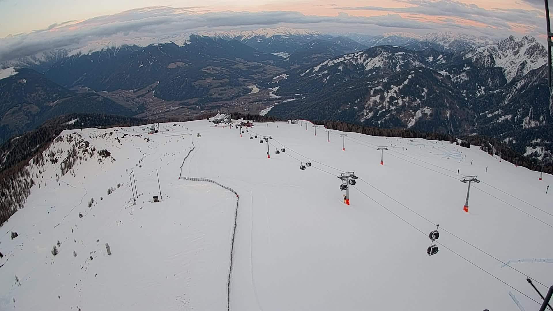 Kronplatz vrh | pogled na Valdaora – Olang