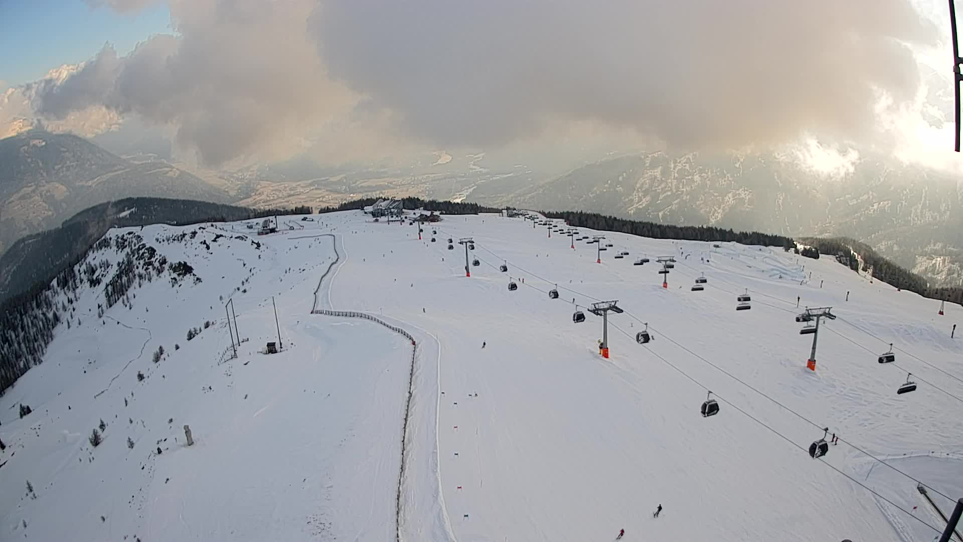 Kronplatz vrh | pogled na Valdaora – Olang