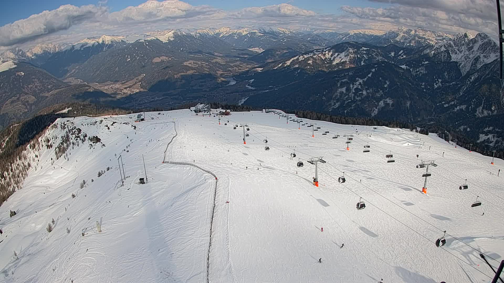 Kronplatz vrh | pogled na Valdaora – Olang