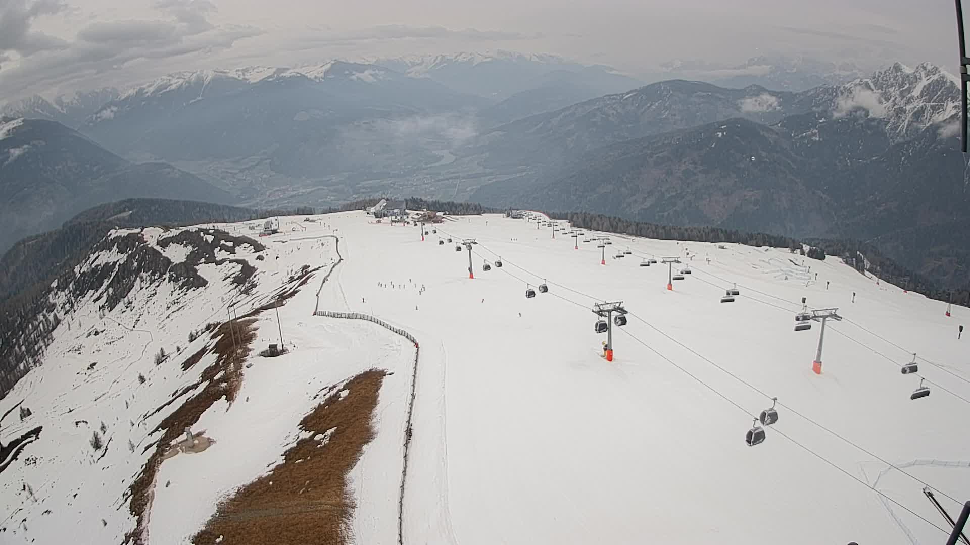 Kronplatz-Gipfel | Blick nach Olang – Valdaora