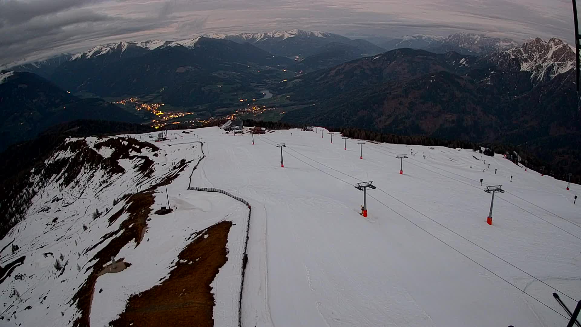 Kronplatz vrh | pogled na Valdaora – Olang