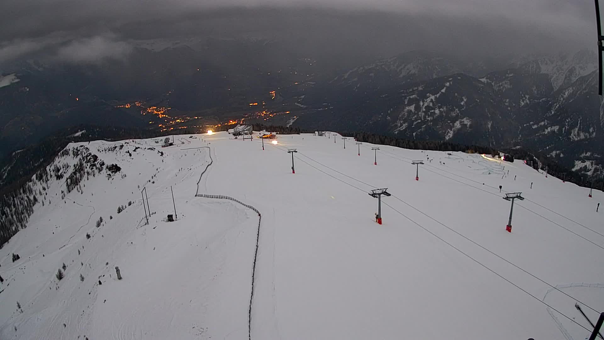 Kronplatz-Gipfel | Blick nach Olang – Valdaora