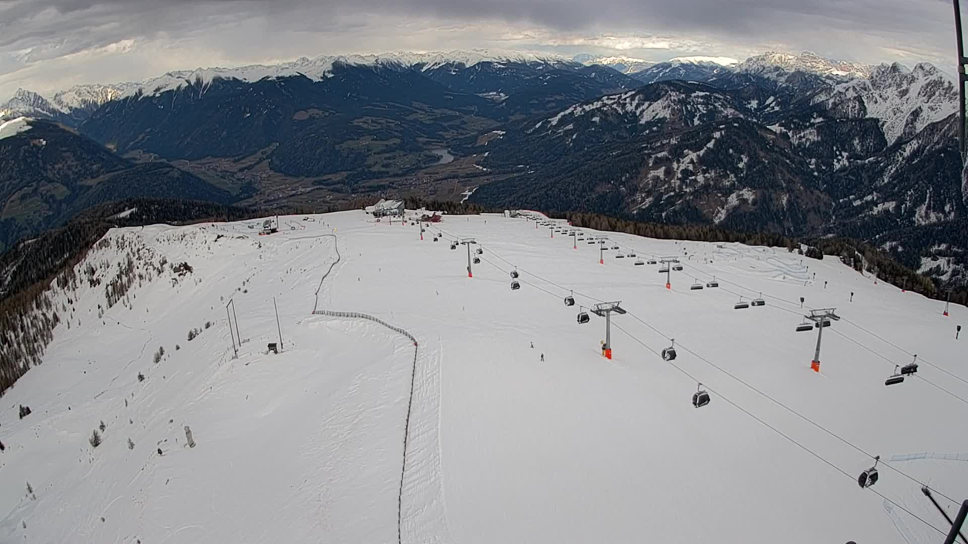 Kronplatz vrh | pogled na Valdaora – Olang