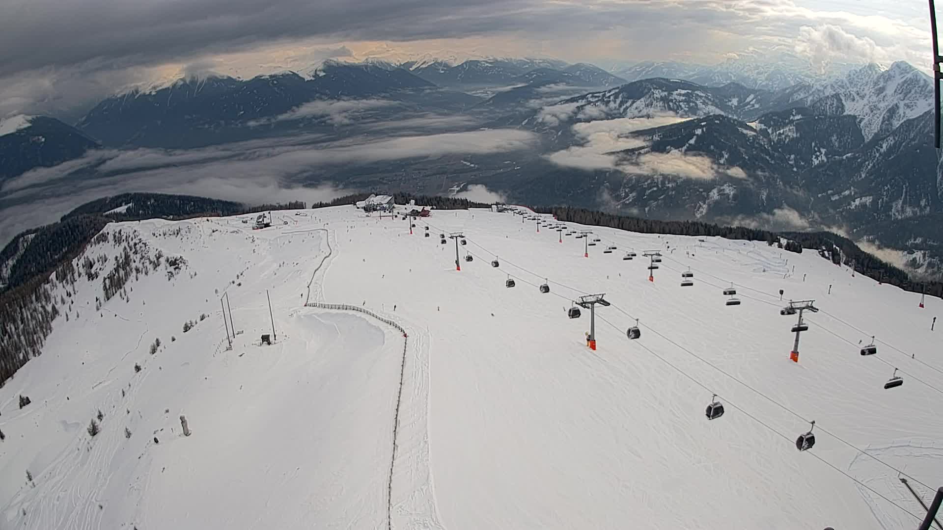 Kronplatz vrh | pogled na Valdaora – Olang