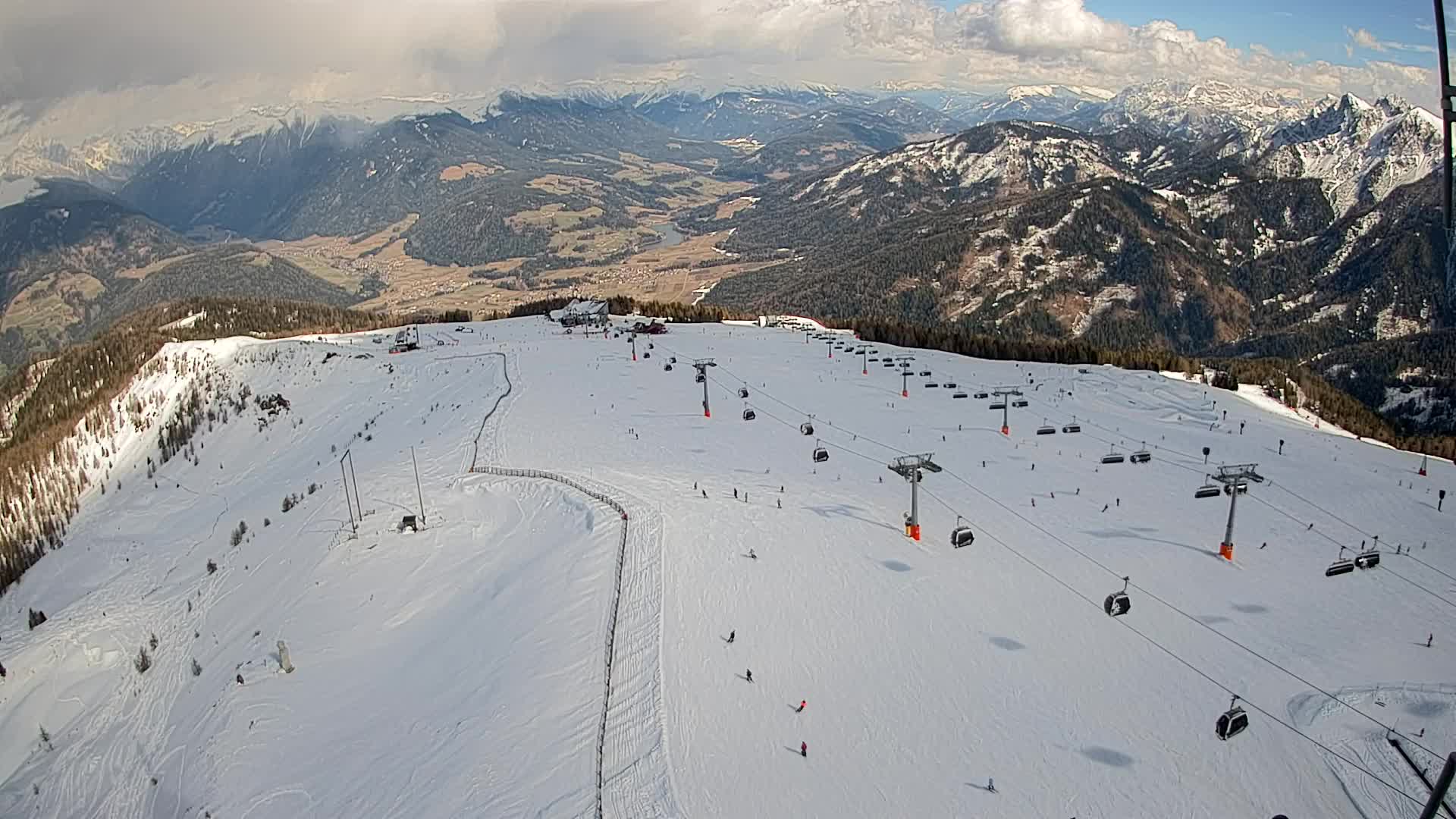 Kronplatz vrh | pogled na Valdaora – Olang
