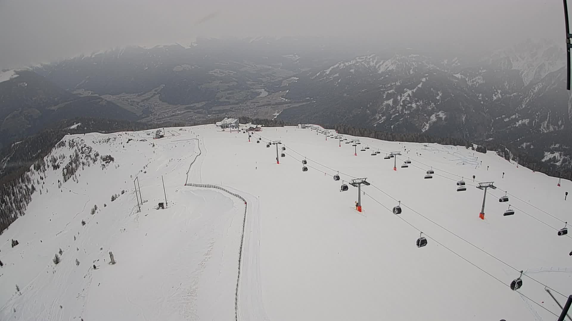 Kronplatz-Gipfel | Blick nach Olang – Valdaora