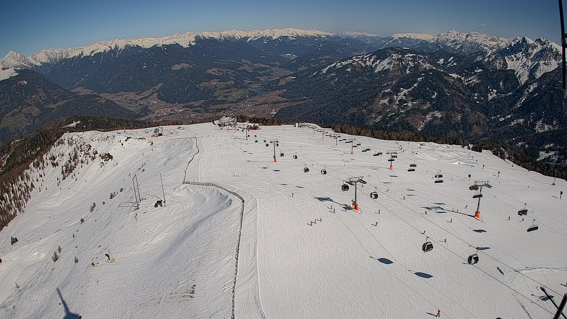 Sommet du Kronplatz | vue sur Valdaora – Olang