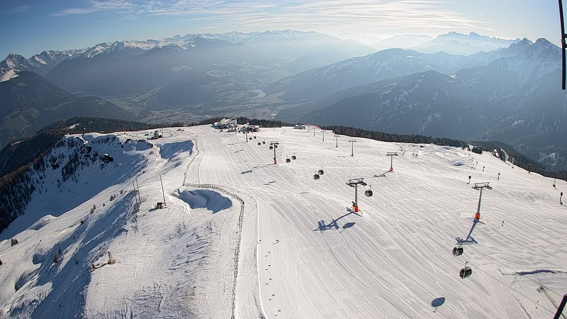 Sommet du Kronplatz | vue sur Valdaora – Olang
