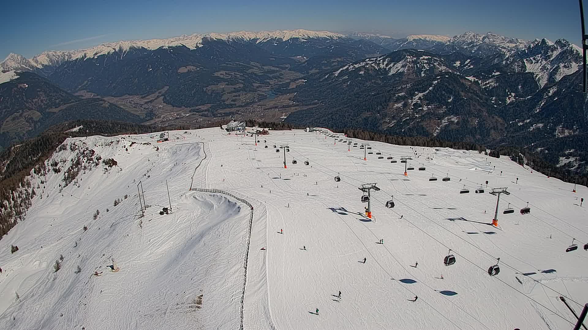 Sommet du Kronplatz | vue sur Valdaora – Olang