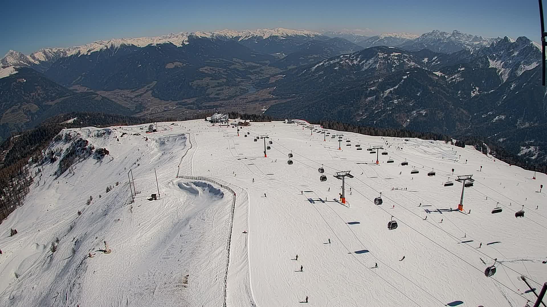 Sommet du Kronplatz | vue sur Valdaora – Olang