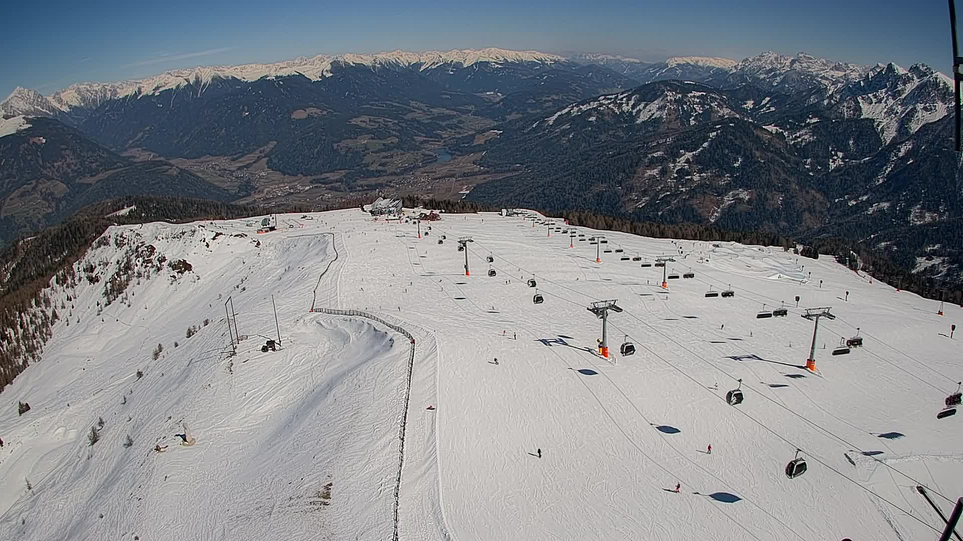 Kronplatz vrh | pogled na Valdaora – Olang