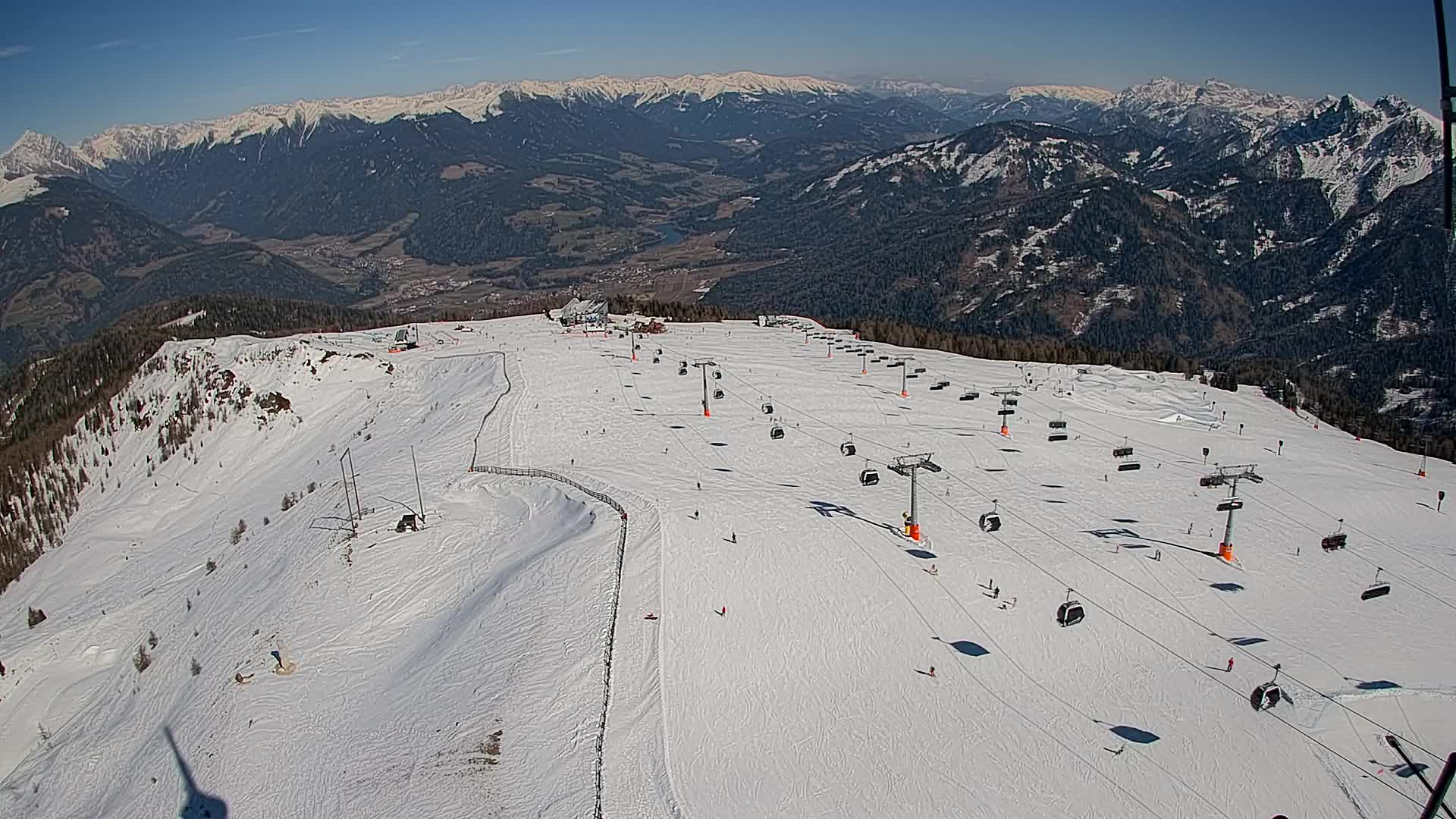Sommet du Kronplatz | vue sur Valdaora – Olang