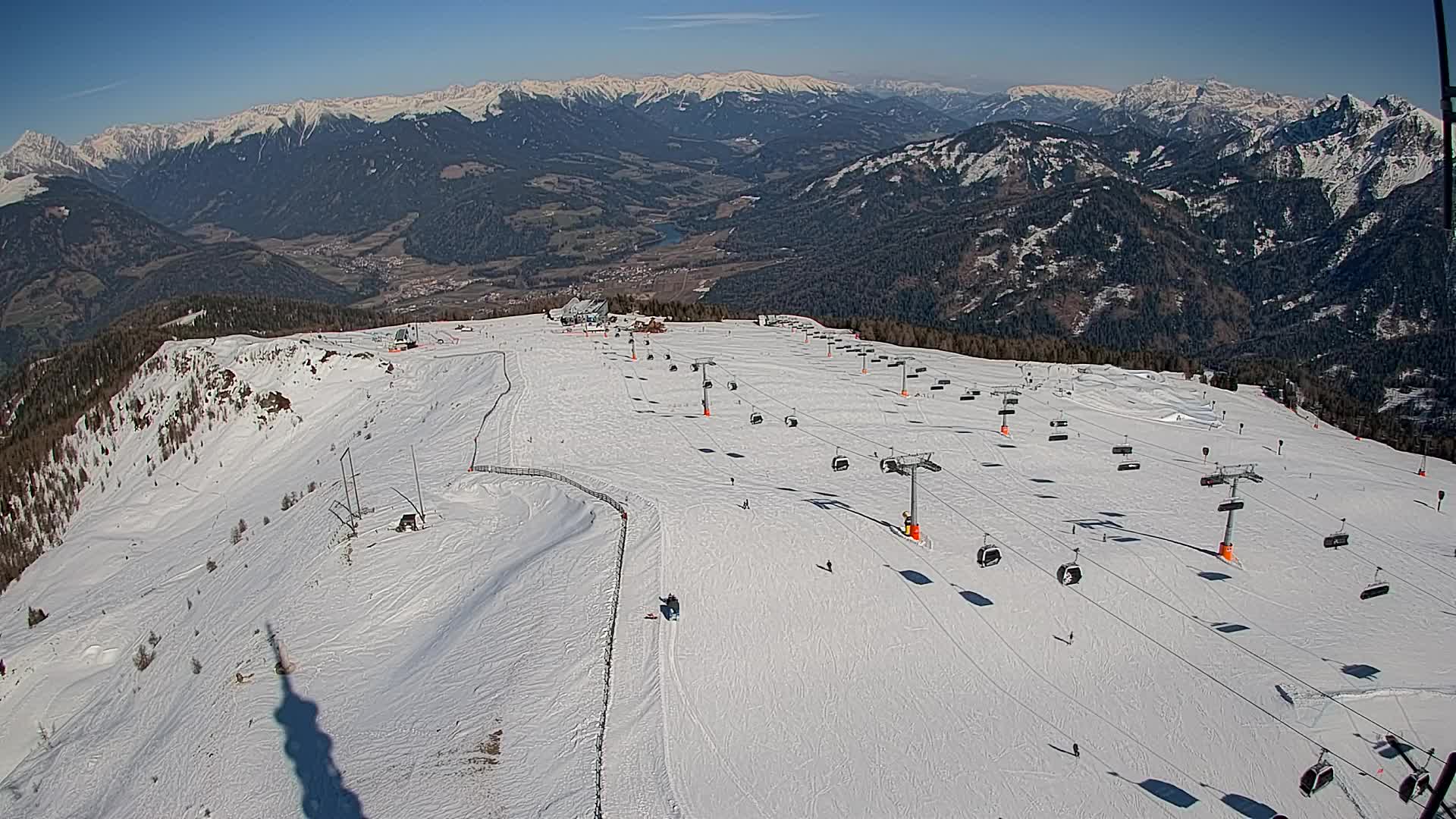 Sommet du Kronplatz | vue sur Valdaora – Olang
